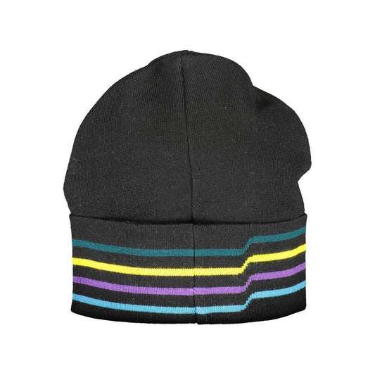 Harmont & Blaine Black Wool Men Cap 1728,67403481248,Accessories,Black,Harmont & Blaine,Hats & Caps - Men - Accessories,Men,Men - Accessories,New with tags Harmont & Blaine HA-14252