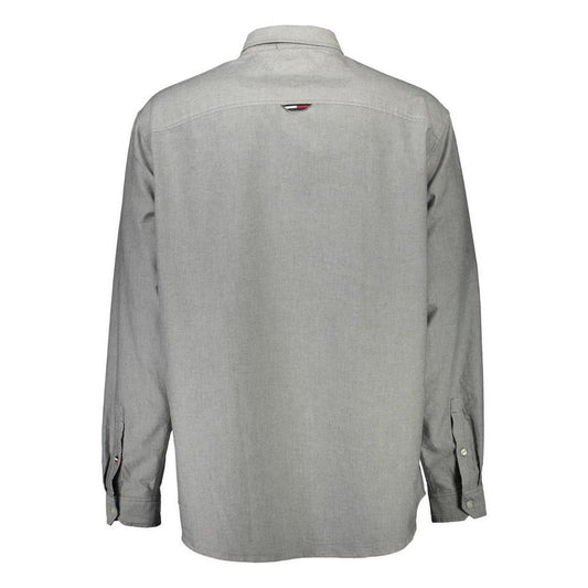 Tommy Hilfiger Gray Cotton Men Shirt 1728,67403481248,Clothing,Gray,L,Men,Men - Clothing,New with tags,S,Shirts - Men - Clothing,Tommy Hilfiger,XL Tommy Hilfiger TO-17429-S