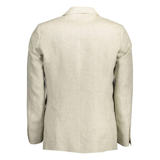 Gant Beige Linen Men Jacket 1728,67403481248,Beige,Clothing,Gant,IT48 | M,IT50 | L,IT52 | XL,IT54 | XXL,Jackets - Men - Clothing,Men,Men - Clothing,New with tags Gant GA-12649-IT48 | M