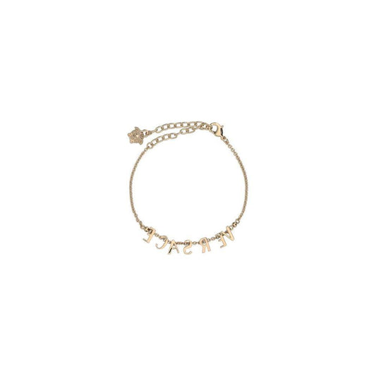 Versace Logoed Bracelet 1728,72470364320,Bracelets - Women - Jewelry,Gold,Jewelry,New with tags,One Size,Versace,Women,Women - Jewelry Versace VE-10199241A006203J000-ONE SIZE