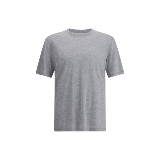 Brunello Cucinelli Silk T-Shirt 1728,72470364320,Brunello Cucinelli,Clothing,Gray,L,M,Men,Men - Clothing,New with tags,T-Shirts - Men - Clothing,XXL Brunello Cucinelli BR-MD8211308C570-L