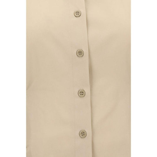 PINKO Belted habotai Shirt 1728,72470364320,Beige,Clothing,M,New with tags,PINKO,S,Shirts - Women - Clothing,Women,Women - Clothing PINKO PI-104594A2BTC82-M