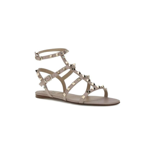 Valentino Garavani Rockstud Sandals 1728,72470364320,EU35.5/US5.5,EU36.5/US6.5,EU36/US6,EU37/US7,EU38/US8,EU40/US10,EU41/US11,Gray,New with tags,Sandals - Women - Shoes,Shoes,Valentino Garavani,Women,Women - Shoes Valentino Garavani VA-7W2S0A05VODP45-EU36