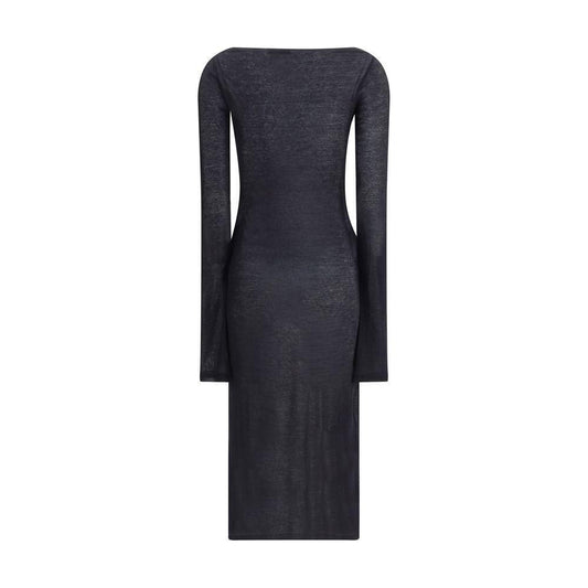 Miu Miu Long jersey Dress 1728,72470364320,Black,Clothing,Dresses - Women - Clothing,IT38 | S,IT40 | M,Miu Miu,New with tags,Women,Women - Clothing Miu Miu MI-MF5845SOOO133OF0002-IT38 | S