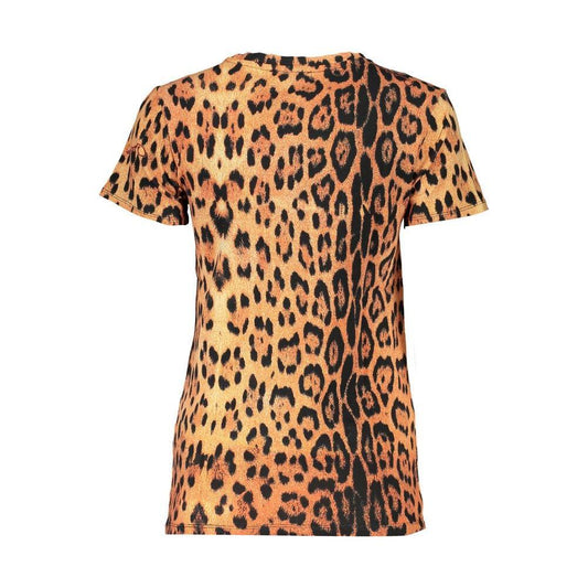 Cavalli Class Orange Cotton Tops & T-Shirt 1728,67403481248,Cavalli Class,Clothing,M,New with tags,Orange,S,Tops & T-Shirts - Women - Clothing,Women,Women - Clothing,XL,XS,XXL Cavalli Class CA-26768-XS