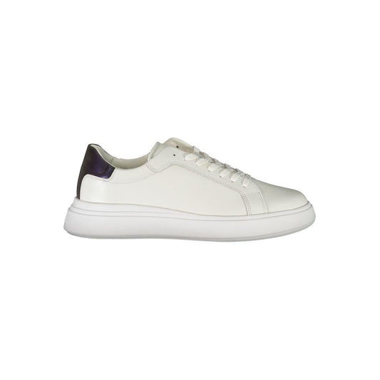Calvin Klein Sleek White Contrast Lace-Up Sneakers 1728,67403481248,Calvin Klein,EU40/US7,EU44/US11,EU45/US12,Men,Men - Shoes,New with tags,Shoes,Sneakers - Men - Shoes,White Calvin Klein CA-26830-EU44/US11