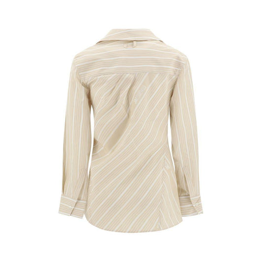 Jacquemus La Chemise Pablo Shirt 1728,72470364320,Beige,Clothing,IT38 | S,IT40 | M,Jacquemus,New with tags,Shirts - Women - Clothing,Women,Women - Clothing Jacquemus JA-243SH06216911GY-IT38 | S
