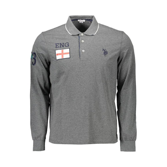 U.S. POLO ASSN. Gray Cotton Men Polo Shirt 1728,67403481248,Clothing,Gray,L,Men,Men - Clothing,New with tags,Polo Shirt - Men - Clothing,U.S. POLO ASSN.,XL U.S. POLO ASSN. US-9221-XL