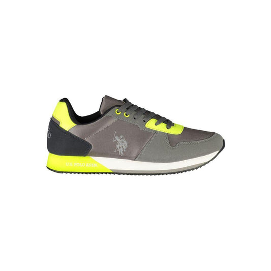 U.S. POLO ASSN. Brown Polyester Men Sneaker 1728,67403481248,EU40/US7,EU43/US10,EU44/US11,Gray,Men,Men - Shoes,New with tags,Shoes,Sneakers - Men - Shoes,U.S. POLO ASSN. U.S. POLO ASSN. US-25003-EU44/US11