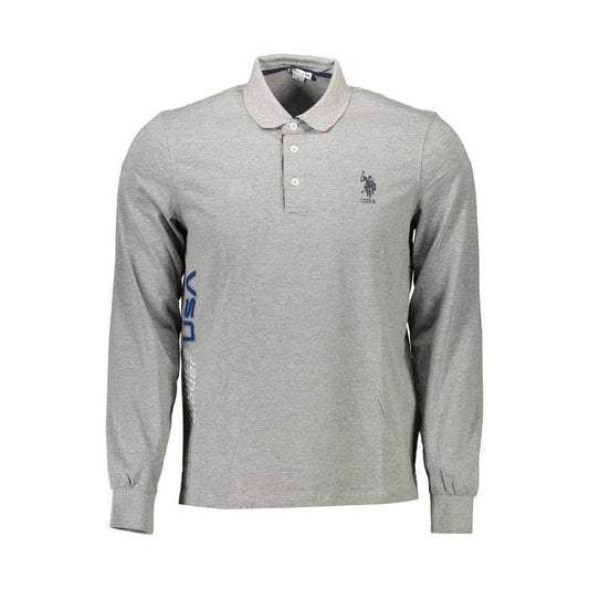 U.S. POLO ASSN. Gray Cotton Men Polo Shirt 1728,67403481248,Clothing,Gray,L,Men,Men - Clothing,New with tags,Polo Shirt - Men - Clothing,U.S. POLO ASSN.,XL,XXL U.S. POLO ASSN. US-9218-XXL