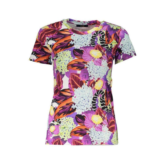 Cavalli Class Purple Cotton Tops & T-Shirt 1728,67403481248,Cavalli Class,Clothing,New with tags,Purple,Tops & T-Shirts - Women - Clothing,Women,Women - Clothing,XL,XS Cavalli Class CA-26748-XS
