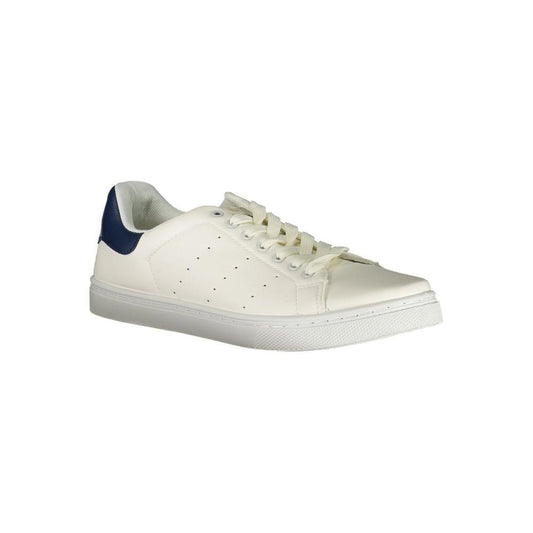 Norway 1963 White Polyester Sneaker 1728,67403481248,EU41/US8,EU42/US9,EU43/US10,EU44/US11,EU45/US12,Men,Men - Shoes,New with tags,Norway 1963,Shoes,Sneakers - Men - Shoes,White Norway 1963 NO-30942-EU44/US11