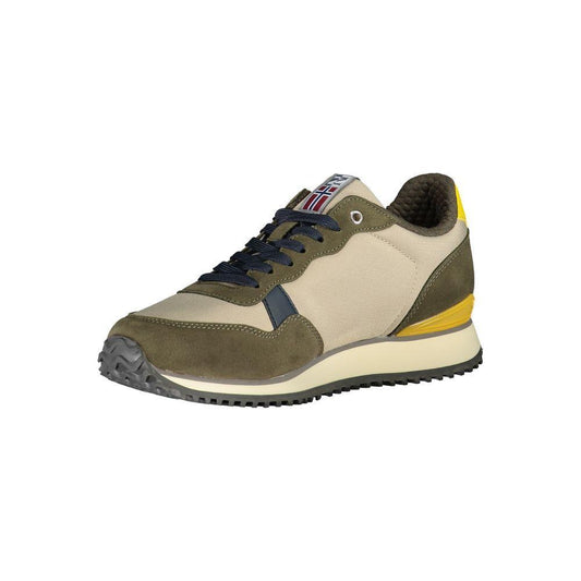 Napapijri Elegant Beige Lace-Up Sporty Sneakers 1728,67403481248,Beige,EU40/US7,EU41/US8,EU42/US9,EU43/US10,EU44/US11,EU46,Men,Men - Shoes,Napapijri,New with tags,Shoes,Sneakers - Men - Shoes Napapijri NA-23099-EU40/US7