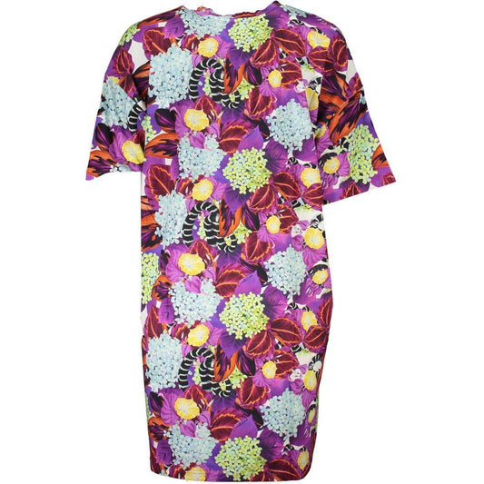 Cavalli Class Purple Cotton Dress 1728,67403481248,Cavalli Class,Clothing,Dresses - Women - Clothing,M,New with tags,Purple,S,Women,Women - Clothing,XS,XXL Cavalli Class CA-26823-XS