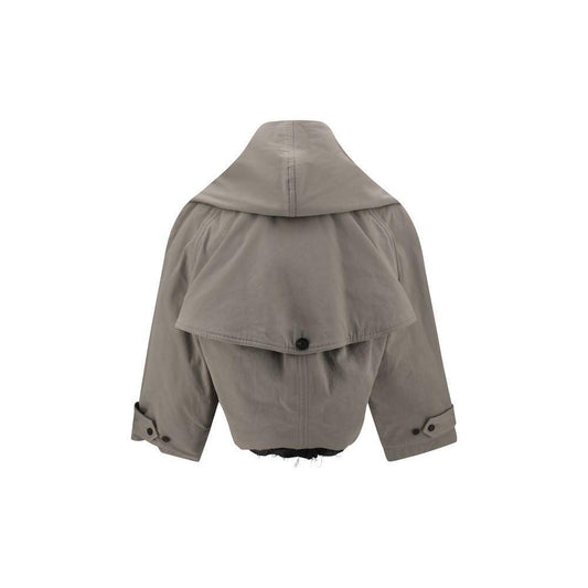 Balenciaga Reverse hooded Trench Coat 1728,72470364320,Balenciaga,Clothing,Gray,IT36 | XS,IT38 | S,New with tags,Trench Coat - Women - Clothing,Women,Women - Clothing Balenciaga BA-831516TQP079966-IT36 | XS