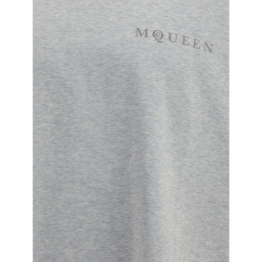 Alexander McQueen Logo T-Shirt 1728,72470364320,Alexander McQueen,Clothing,Gray,L,M,Men,Men - Clothing,New with tags,S,T-Shirts - Men - Clothing,XL Alexander McQueen AL-828434QTADE0582-L