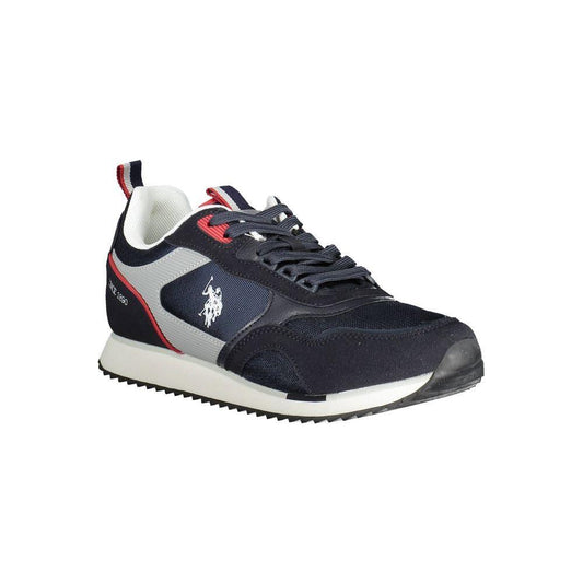 U.S. POLO ASSN. Blue Polyester Sneaker 1728,67403481248,Blue,EU44/US11,Men,Men - Shoes,New with tags,Shoes,Sneakers - Men - Shoes,U.S. POLO ASSN. U.S. POLO ASSN. US-20316-EU44/US11