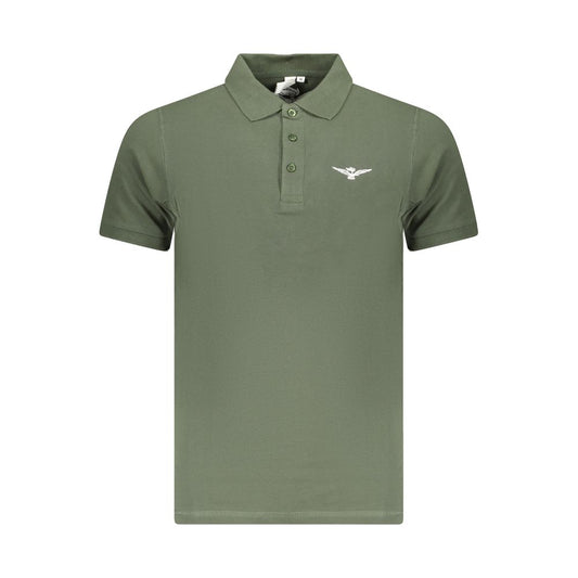 Accademia Militare Green Cotton Polo Shirt 1728,67403481248,Accademia Militare,Clothing,Green,L,M,Men,Men - Clothing,New with tags,Polo Shirt - Men - Clothing,S Accademia Militare AC-36528-S