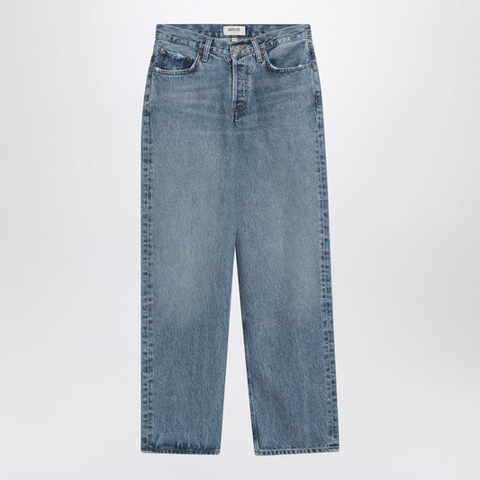 AGOLDE V-Waist baggy jeans Fairway coloured LDin,Spring - Summer 2025,Women,Women > Clothing,Women > Clothing > Jeans,Yes Eu Agolde A2081535/Q_AGOLD-FRWA_311