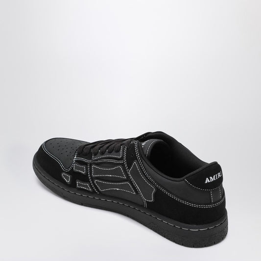 AMIRI Sneaker Skel Top Low black in leather and suede LDin,Men,Men > Shoes,Men > Shoes > Sneakers,Yes Eu Amiri AMFOSR1110LE/R_AMIRI-001_600