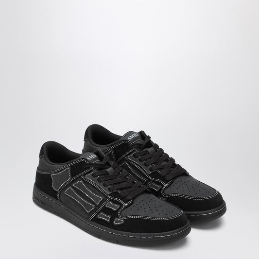 AMIRI Sneaker Skel Top Low black in leather and suede LDin,Men,Men > Shoes,Men > Shoes > Sneakers,Yes Eu Amiri AMFOSR1110LE/R_AMIRI-001_600