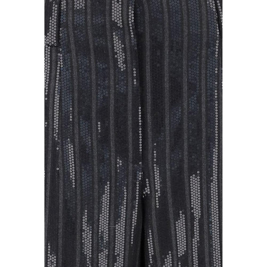 Brunello Cucinelli Pants with sequins 1728,72470364320,Brunello Cucinelli,Gray,Jeans & Pants - Women - Clothing,New with tags,W48,W52,Women Brunello Cucinelli BR-MB009P8761C002-W52