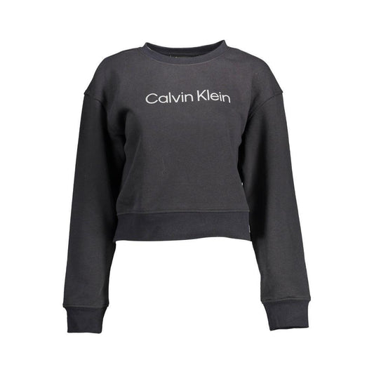 Calvin Klein Black Cotton Sweater 1728,67403481248,Black,Calvin Klein,Clothing,New with tags,Sweaters - Women - Clothing,Women,Women - Clothing,XL Calvin Klein CA-12223-XL