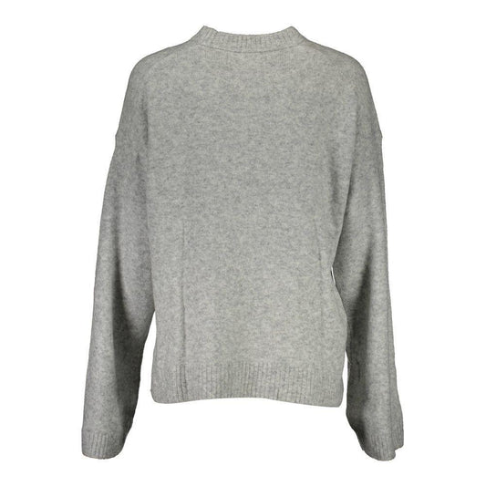 Calvin Klein Gray Wool Sweater 1728,67403481248,Calvin Klein,Clothing,Gray,L,New with tags,Sweaters - Women - Clothing,Women,Women - Clothing,XL,XS Calvin Klein CA-16524-XS