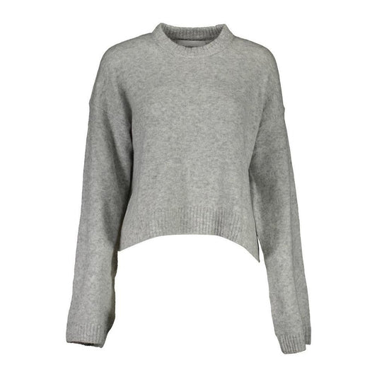 Calvin Klein Gray Wool Sweater 1728,67403481248,Calvin Klein,Clothing,Gray,L,New with tags,Sweaters - Women - Clothing,Women,Women - Clothing,XL,XS Calvin Klein CA-16524-XS
