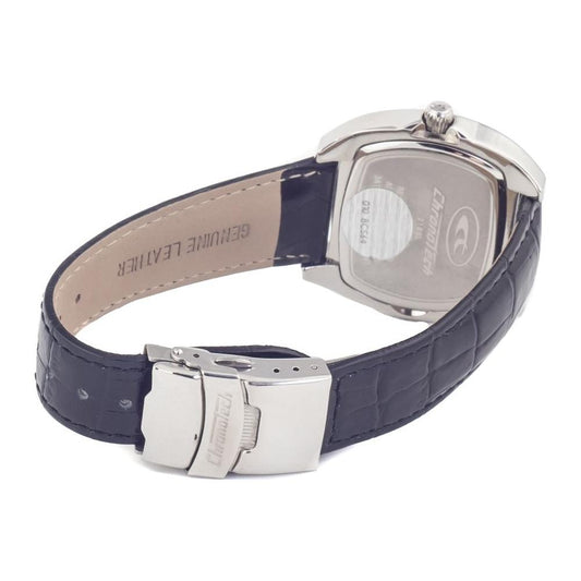 Chronotech Black Leather Watch 1728,67434610848,Black,Chronotech,New with tags,Unisex,Unisex Watches - Watches,Watches Chronotech CHCT2188L02AC