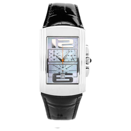 Chronotech Black Leather Watch 1728,Black,Chronotech,New with tags,Unisex,Unisex Watches - Watches Chronotech CHCT7018B01AC