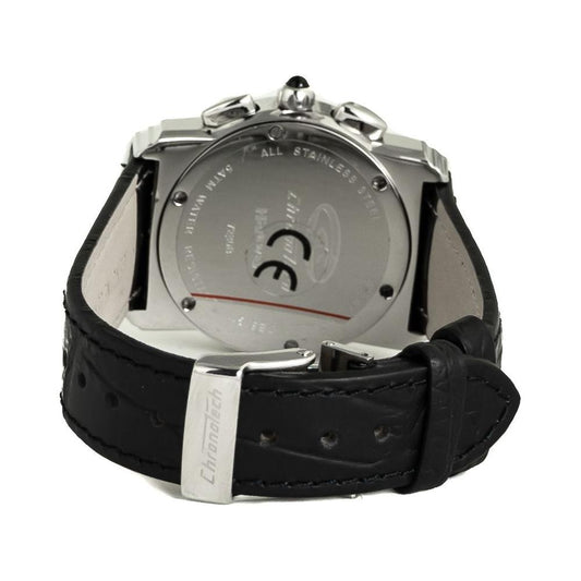 Chronotech Black Leather Watch 1728,Black,Chronotech,New with tags,Watches for Women - Watches,Women Chronotech CHCT7280M03AC