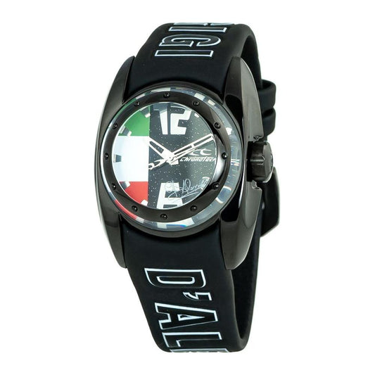Chronotech Black Rubber Watch 1728,Black,Chronotech,New with tags,Unisex,Unisex Watches - Watches Chronotech CHCT7704B35AC