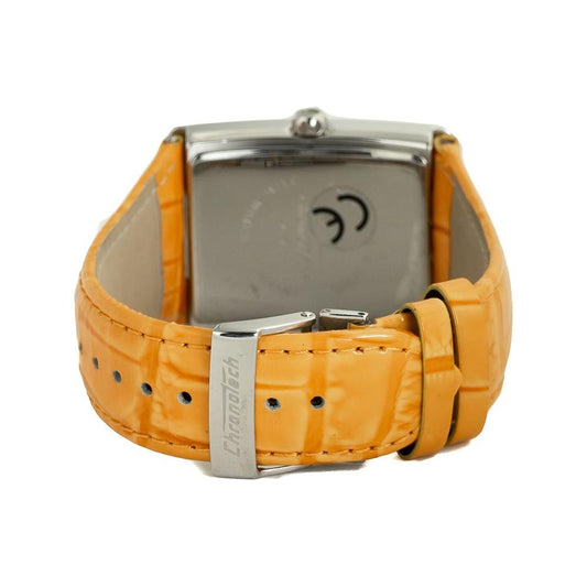 Chronotech Orange Leather Watch 1728,Chronotech,New with tags,Orange,Unisex,Unisex Watches - Watches Chronotech CHCT7017M07AC