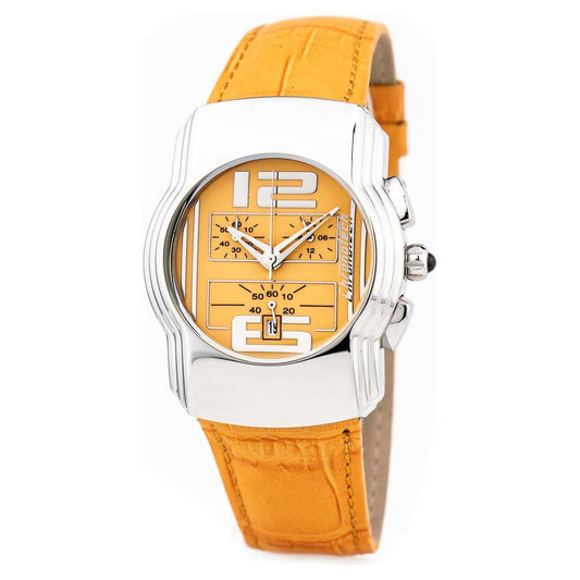 Chronotech Orange Leather Watch 1728,67434610848,Chronotech,New with tags,Orange,Unisex,Unisex Watches - Watches Chronotech CHCT7280M07AC