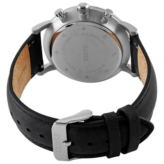 Cluse Black Leather Watch 1728,Black,Cluse,New with tags,Watches for Women - Watches,Women Cluse CLCW0101502001AC