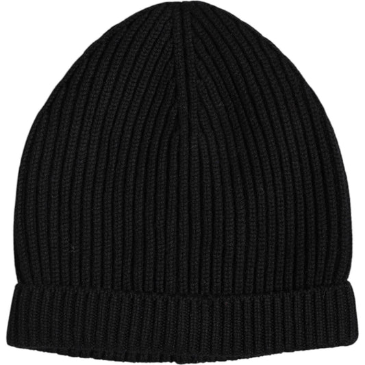 Dolce & Gabbana Black Cashmere Knitted Winter Beanie Hat 1728,67345645728,Accessories,Black,Dolce & Gabbana,Hats & Caps - Men - Accessories,Material:100% Cashmere,Men,Men - Accessories,New with tags Dolce & Gabbana HAT9847