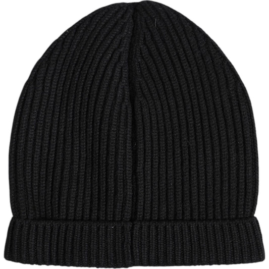 Dolce & Gabbana Black Cashmere Knitted Winter Beanie Hat 1728,67345645728,Accessories,Black,Dolce & Gabbana,Hats & Caps - Men - Accessories,Material:100% Cashmere,Men,Men - Accessories,New with tags Dolce & Gabbana HAT9849