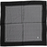 Dolce & Gabbana Black White Patterned Square Foulard Scarf 1728,67345645728,Accessories,Black and White,Dolce & Gabbana,Material: 100% Silk,Men,Men - Accessories,Preowned / Defect,Scarves - Men - Accessories Dolce & Gabbana MS7228