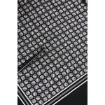 Dolce & Gabbana Black White Patterned Square Foulard Scarf 1728,67345645728,Accessories,Black and White,Dolce & Gabbana,Material: 100% Silk,Men,Men - Accessories,Preowned / Defect,Scarves - Men - Accessories Dolce & Gabbana MS7228