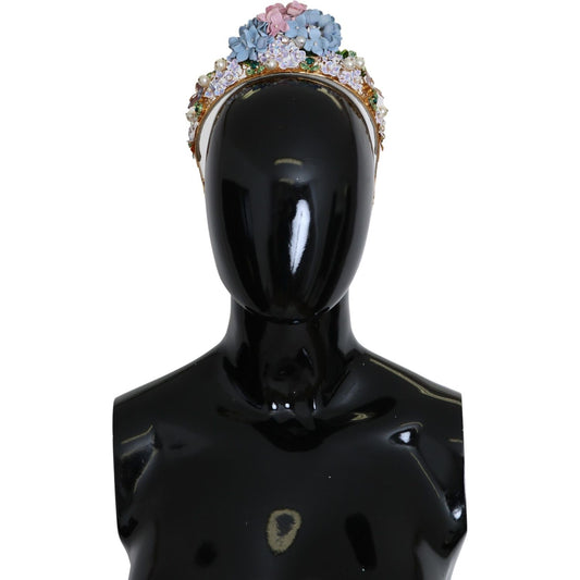 Dolce & Gabbana Exquisite Crystal Diadem Tiara Category-Accessories,Dolce & Gabbana,Gender-Women,Gold,Headbands - Women - Accessories,New with tags,Subcategory-Headbands,Women Dolce & Gabbana SMY100489