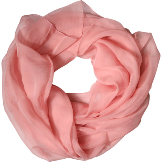 Dolce & Gabbana Pink Silk Rectangle Women Wrap Shawl Scarf 1728,67345645728,Accessories,Dolce & Gabbana,Material: 100% Silk,Pink,Preowned / Defect,Scarves - Women - Accessories,Women,Women - Accessories Dolce & Gabbana MS7493