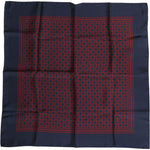 Dolce & Gabbana Red Blue Printed Silk Square Men Foulard Scarf 1728,67345645728,Accessories,Dolce & Gabbana,Material: 100% Silk,Men,Men - Accessories,New with tags,Red,Scarves - Men - Accessories Dolce & Gabbana MS7247