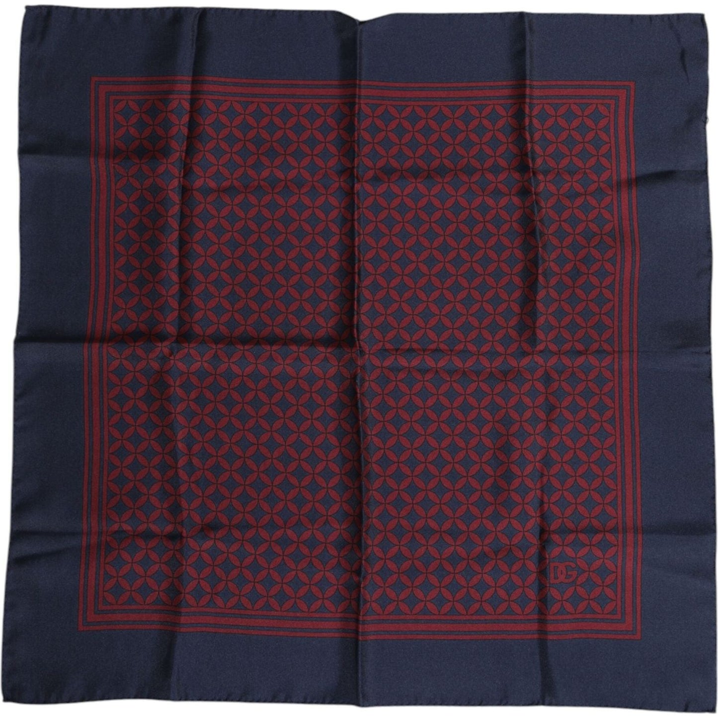 Dolce & Gabbana Red Blue Printed Silk Square Men Foulard Scarf 1728,67345645728,Accessories,Dolce & Gabbana,Material: 100% Silk,Men,Men - Accessories,New with tags,Red,Scarves - Men - Accessories Dolce & Gabbana MS7247