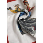 Dolce & Gabbana White Printed Silk Square Men Foulard Scarf 1728,67345645728,Accessories,Dolce & Gabbana,Material: 100% Silk,Men,Men - Accessories,New with tags,Scarves - Men - Accessories,White and Red Dolce & Gabbana MS7246