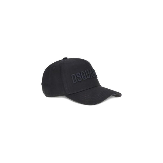 Dsquared² Logoed Baseball Hat 1728,72470364320,Accessories,Black,Dsquared²,Hats & Caps - Men - Accessories,Men,Men - Accessories,New with tags,UNI Dsquared² DS-BCM066005C00001M436-UNI