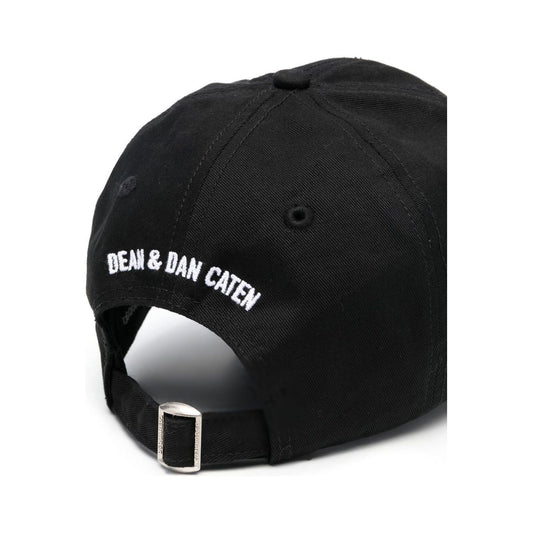 Dsquared2 Hats Black Fall - Winter 2024,LDin,Men,Men > Accessories,Men > Accessories > Scarves Hats & Gloves,Yes Eu Dsquared2 BCM071405C00002M063