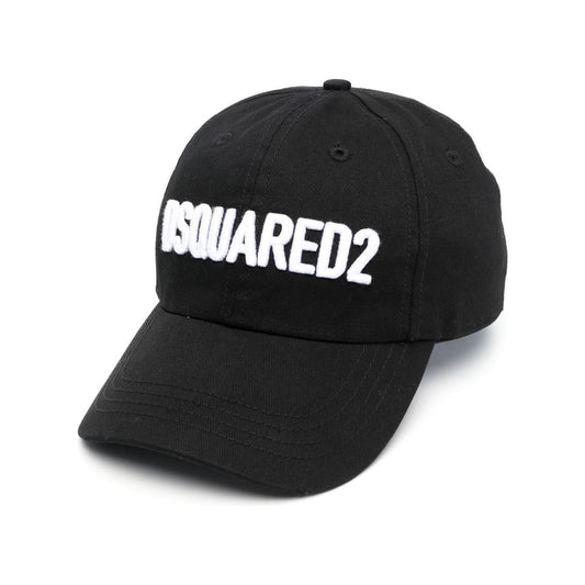 Dsquared2 Hats Black Fall - Winter 2024,LDin,Men,Men > Accessories,Men > Accessories > Scarves Hats & Gloves,Yes Eu Dsquared2 BCM071405C00002M063
