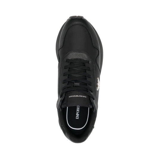 Emporio Armani chunky sole leather sneakers high_inventory,LDin,Men,Men > Shoes,Men > Shoes > Sneakers,Spring - Summer 2025,Trending,Yes Eu Emporio Armani X4X630XN877K001-P25