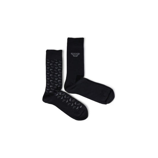 Emporio Armani Underwear Black Cotton Sock 1728,71956299936,Accessories,Black,Emporio Armani Underwear,Men,Men - Accessories,New with tags,One Size,Socks - Men - Accessories Emporio Armani Underwear EM-15167000009-ONE SIZE